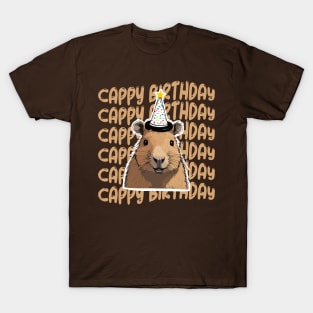 Happy Birthday Capybara T-Shirt